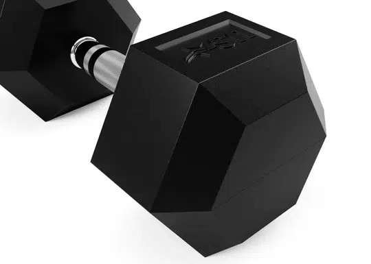 Troy Rubber Hex Dumbbells - 5-75 lb. Set Troy Rubber Hex Dumbbells - 5-75 lb. Set