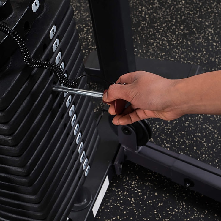 Bodysolid BOS-GIOT-STK/3 Pro Select Inner & Outer Thigh Machine With 310lb. Stack inner outer thigh machine 1