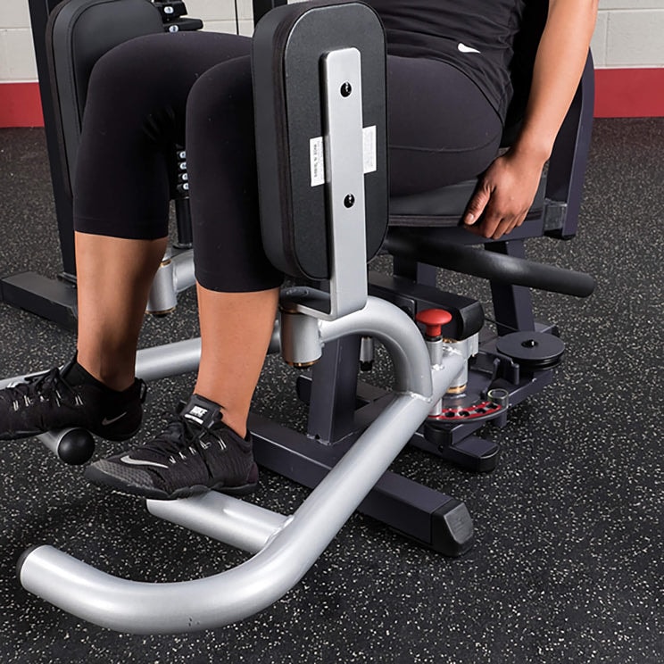 Bodysolid BOS-GIOT-STK/3 Pro Select Inner & Outer Thigh Machine With 310lb. Stack thigh workout machine 1