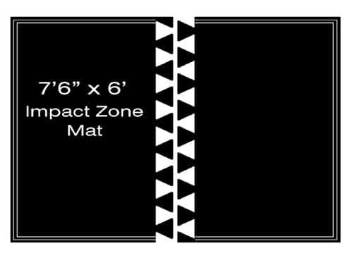 Shok-Lok Fitness Mat 6? x 7?6? Power Platform ? Noise and Vibration Lifting Mat Shok-Lok Fitness Mat 6’ x 7’6” Power Platform – Noise and Vibration Lifting Mat