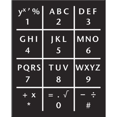 Alpha Numeric Mat - Mat Only products AlphaMat