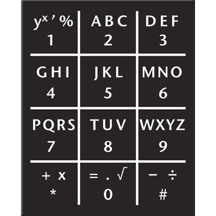 Alpha Numeric Mat - Mat Only products AlphaMat