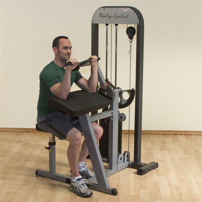 Bodysolid BOS-GCBT-STK/3 Pro Select Biceps & Triceps Machine With 310lb. Stack products BOS GCBT STK