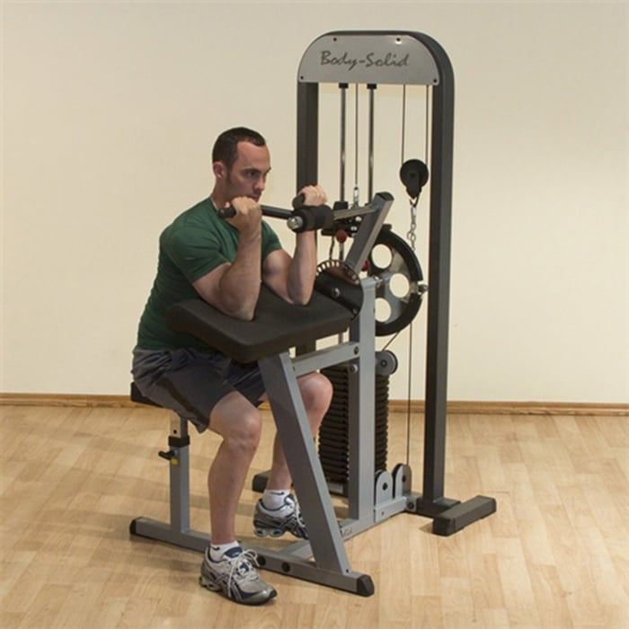 Bodysolid BOS-GCBT-STK/3 Pro Select Biceps & Triceps Machine With 310lb. Stack products BOS GCBT STK
