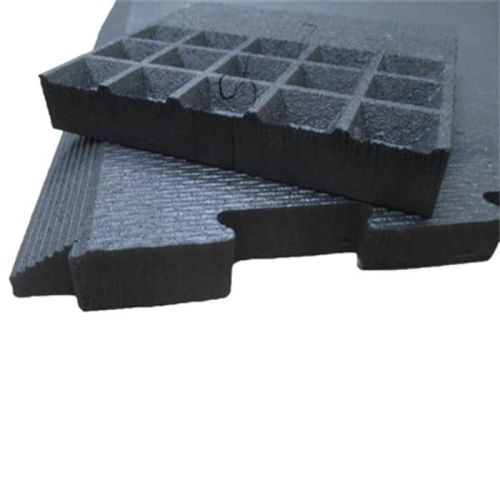 Shok-Lok Fitness Mat 4? x 8? Deadlift Mat ? Noise and Vibration Lifting Mat products HUM Shok MAW