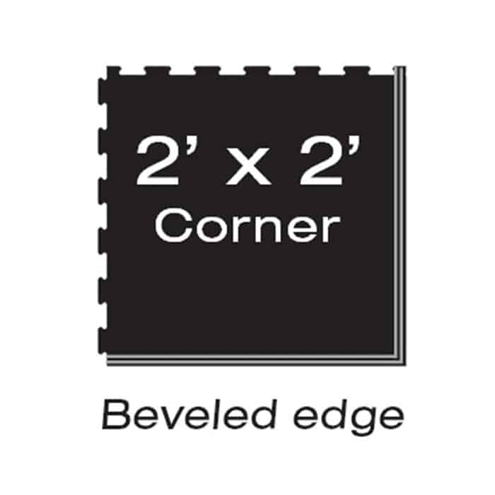 Guardian Fitness Flooring 2' x 2' x 1/2" Interlock products Humane GFF XX