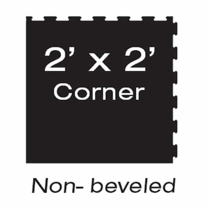 Guardian Fitness Flooring 2' x 2' x 1/2" Interlock products Humane GFF XX