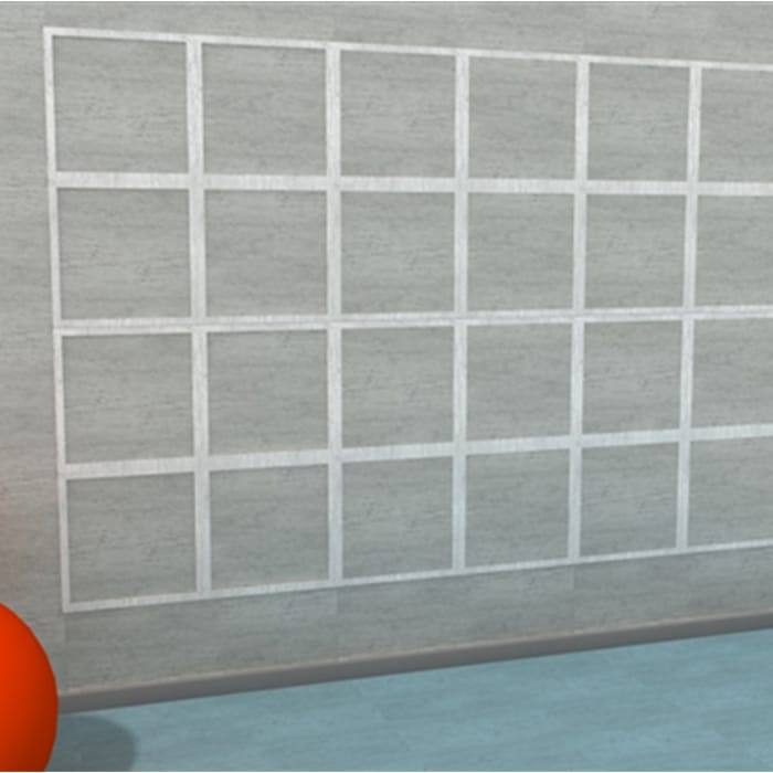 Pavigym Vertical Tile with Functional Zone Design products PAV VERTFZ