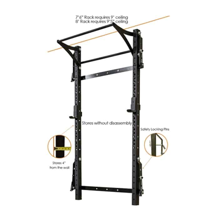 3x3 Profile Rack PRO with Kipping Bar products PP Rack PRO with Kipping Bar