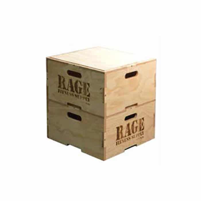 Rage Wood Stackable Plyo Box products RAGE CF PB